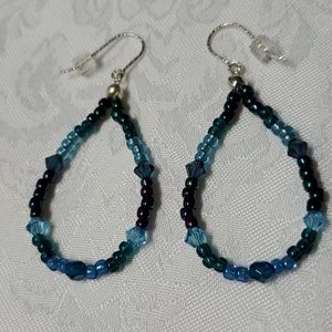 Twisted Pierced Single Loop Earrings